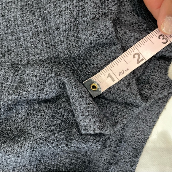 Elizabeth and James Elegant Tailored Navy Blue Shorts - Picture 6 of 8